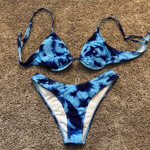 SHEIN Tie-Dye Bikini Set – Size L